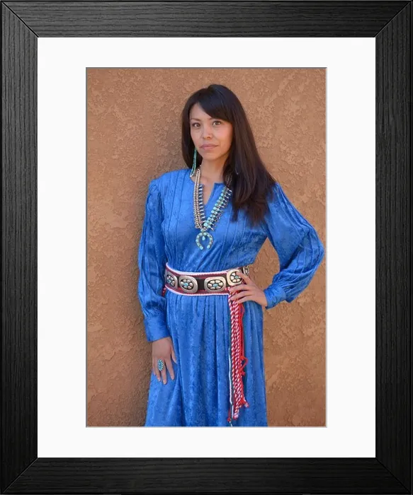 Framed Print : USA, United States, America, Utah, Mexican Hat, North America, woman, traditional, dress, Native American, Indian, Navajo, long Framed Print : USA, United States, America, Utah, Mexican Hat, North America, woman, traditional, dress, Native American, Indian, Navajo, long
