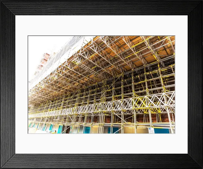 Framed Print : Scaffold, scaffolding, scaffolded, building, construction, construction scaffold, dungeons, building scaffold, Scaffold UK England, health and safety Framed Print : Scaffold, scaffolding, scaffolded, building, construction, construction scaffold, dungeons, building scaffold, Scaffold UK England, health and safety