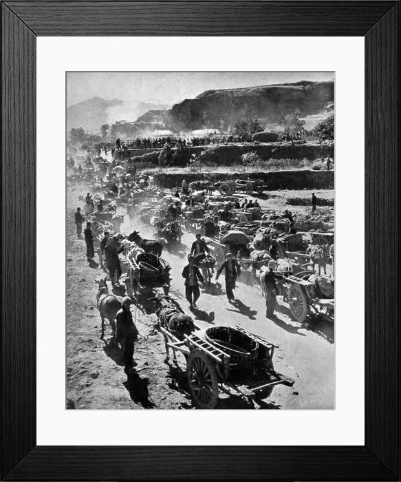Framed Print : Carriages on the mine field Framed Print : Carriages on the mine field