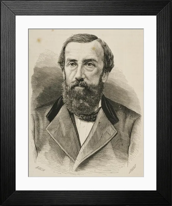 Framed Print : Pedro Ignacio Noboa Benavides (Arequipa, 1811-ValparaIso, 1875). Peruvian writer and diplomat. Portrait. Drawing by Badillo. Engraving by ParIs Framed Print : Pedro Ignacio Noboa Benavides (Arequipa, 1811-ValparaIso, 1875). Peruvian writer and diplomat. Portrait. Drawing by Badillo. Engraving by ParIs
