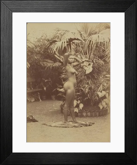 Framed Print : African Woman. Prince Roland Napoleon Bonaparte (French, 1858 - 1924) Framed Print : African Woman. Prince Roland Napoleon Bonaparte (French, 1858 - 1924)