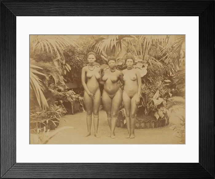 Framed Print : Three African Women. Prince Roland Napoleon Bonaparte (French, 1858 - 1924) Framed Print : Three African Women. Prince Roland Napoleon Bonaparte (French, 1858 - 1924)