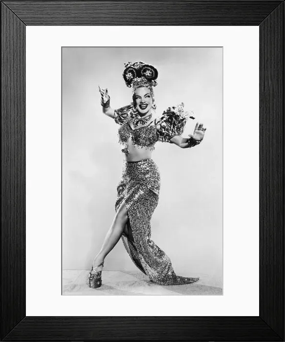 Framed Print : Carmen Miranda United Framed Print : Carmen Miranda United