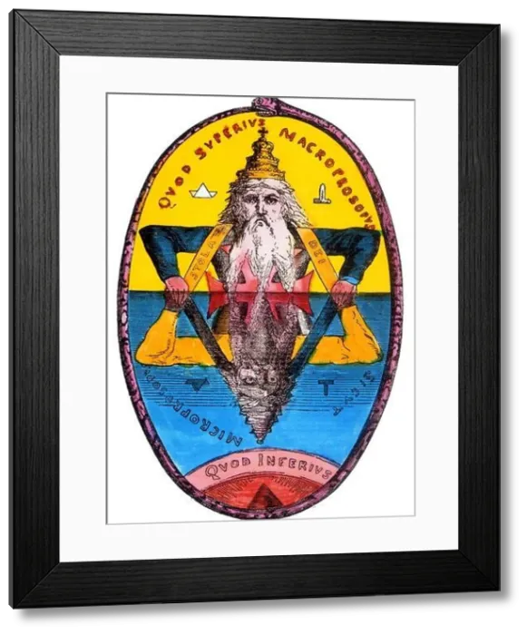 Framed Print : The Great Symbol of Solomon the King, who named the 72 demons. Engraving from Eliphas Levi's Transcendental Magic, 1896 English edition Framed Print : The Great Symbol of Solomon the King, who named the 72 demons. Engraving from Eliphas Levi's Transcendental Magic, 1896 English edition