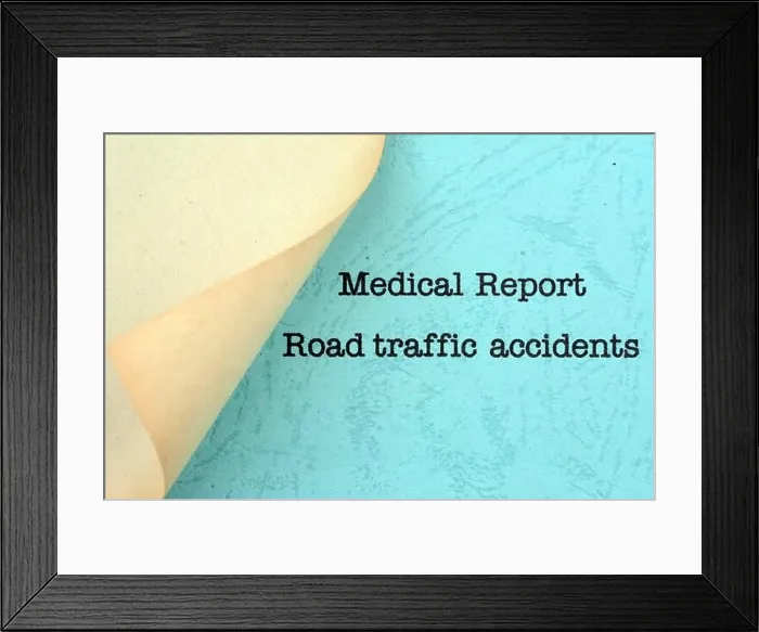 Framed Print : Road traffic accident Framed Print : Road traffic accident