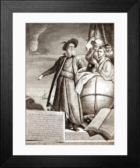 Framed Print : John Cabot, Giovanni Caboto, c. 1450-c. 1500, a Genoese navigator and explorer Framed Print : John Cabot, Giovanni Caboto, c. 1450-c. 1500, a Genoese navigator and explorer