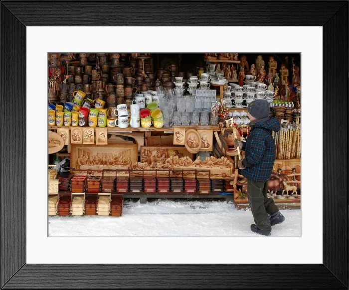 Framed Print : Europe, Poland, Malopolska province, Zakopane city, souvenirs shop Framed Print : Europe, Poland, Malopolska province, Zakopane city, souvenirs shop