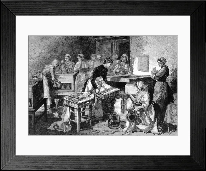 Framed Print : Incubators, at the Maternity Hospital, Port Royal, Paris Framed Print : Incubators, at the Maternity Hospital, Port Royal, Paris