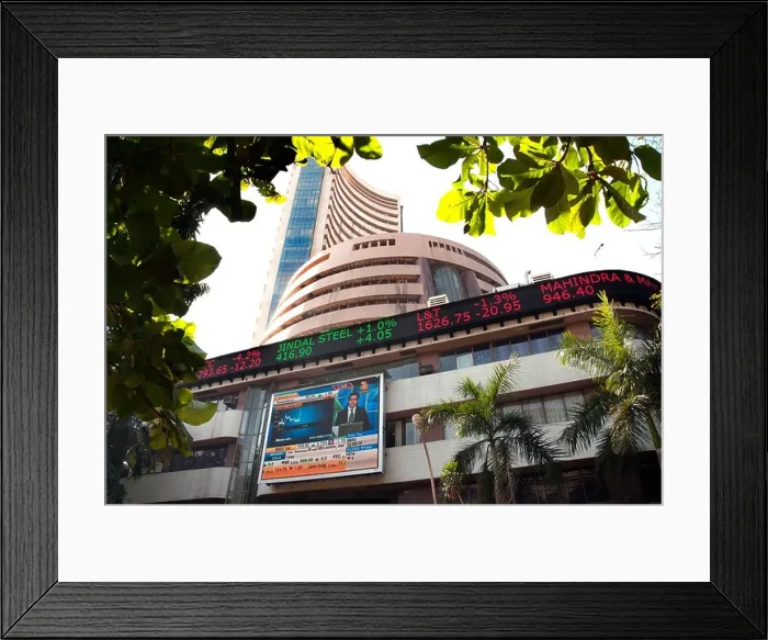 Framed Print : The Stock Exchange building in Mumbai India ( Bombay ) India Framed Print : The Stock Exchange building in Mumbai India ( Bombay ) India