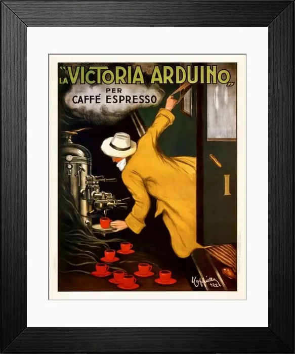 Framed Print : Leonetto Cappiello - Caffe Espresso, Victoria Arduino, 1922