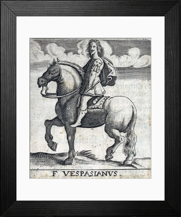 Framed Print : Vespasian, 9th Emperor of Rome Framed Print : Vespasian, 9th Emperor of Rome