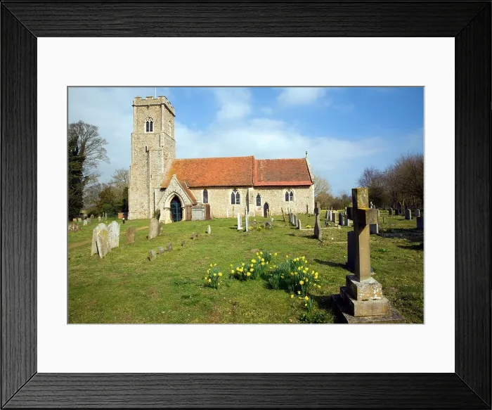 Framed Print : Saint Margaret's church Shottisham Suffolk England