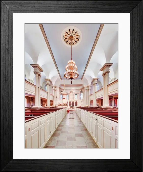 Framed Print : Kings Chapel, Boston, MA Framed Print : Kings Chapel, Boston, MA