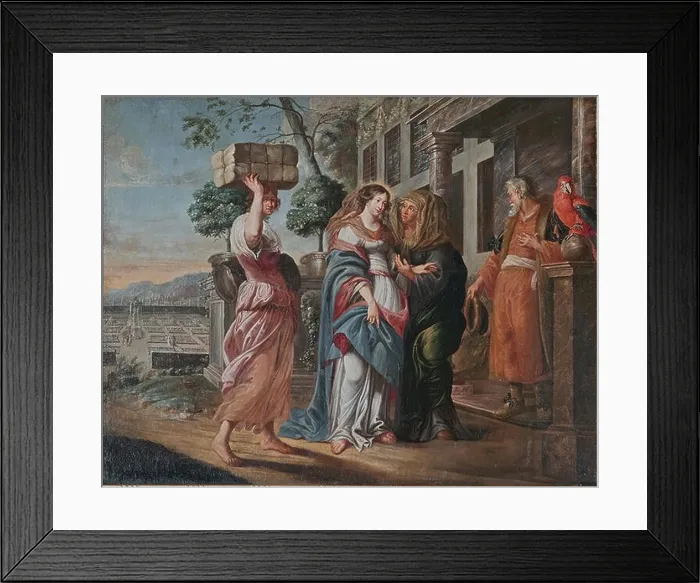 Framed Print : Michael Angelo Immenraet - The Visitation Framed Print : Michael Angelo Immenraet - The Visitation