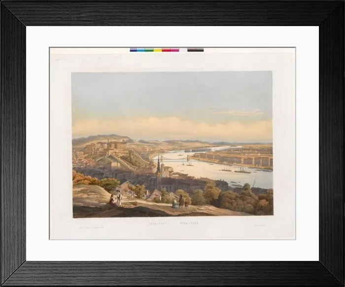 Framed Print : Oven - Pest. Buda - Pest. Hungary. Hongrie Framed Print : Oven - Pest. Buda - Pest. Hungary. Hongrie