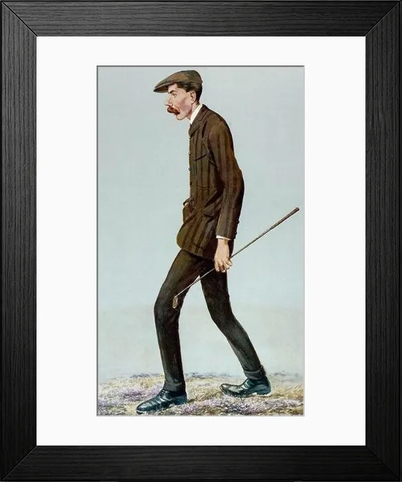 Framed Print : James Braid Vanity Fair 26 June 1907b Framed Print : James Braid Vanity Fair 26 June 1907b