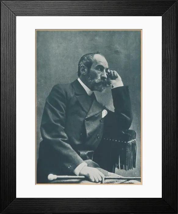 Framed Print : Francesc Masriera Manovens (1842-1902), pintor, escritor y orfebre catalán. Año 1899 Framed Print : Francesc Masriera Manovens (1842-1902), pintor, escritor y orfebre catalán. Año 1899