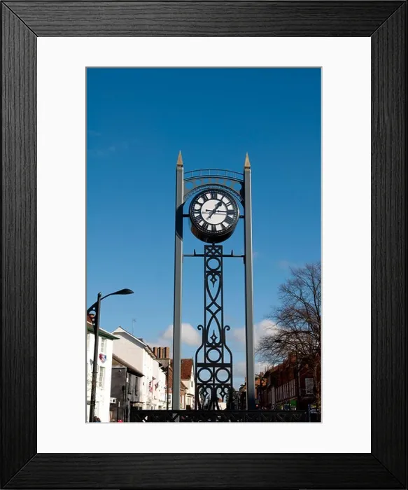 Framed Print : The Town Clock, Newport Pagnell, Buckinghamshire, England, UK
