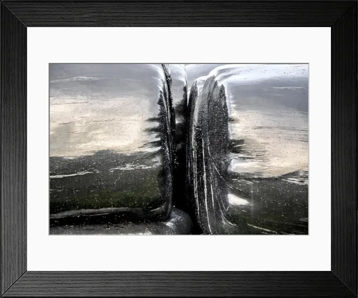 Framed Print : round bale silage Framed Print : round bale silage