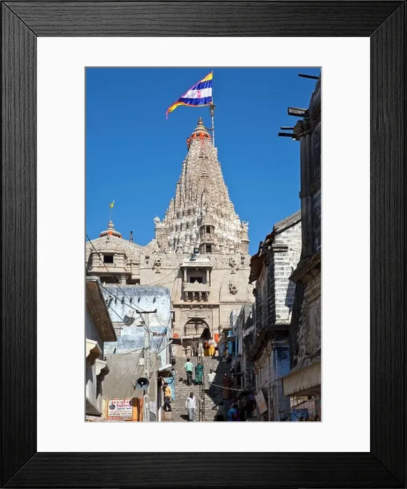 Framed Print : Dwarakadheesh temple. Dwarka. Gujarat. India Framed Print : Dwarakadheesh temple. Dwarka. Gujarat. India