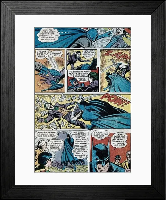 Framed Print : PAGINA DE COMIC BATMAN Framed Print : PAGINA DE COMIC BATMAN