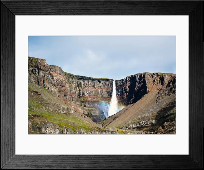 Framed Print : Svartifoss black fall skaftafell iceland dramatic waterfall Framed Print : Svartifoss black fall skaftafell iceland dramatic waterfall