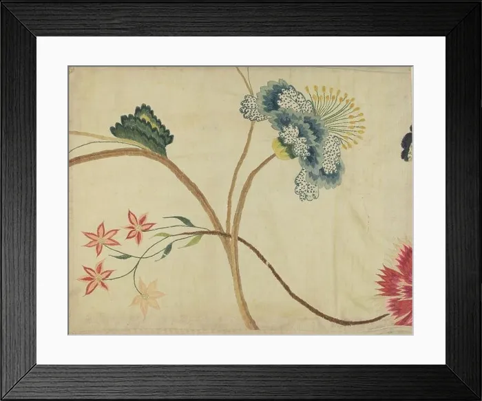 Framed Print : Crewel Embroidery, 1935 / 1942