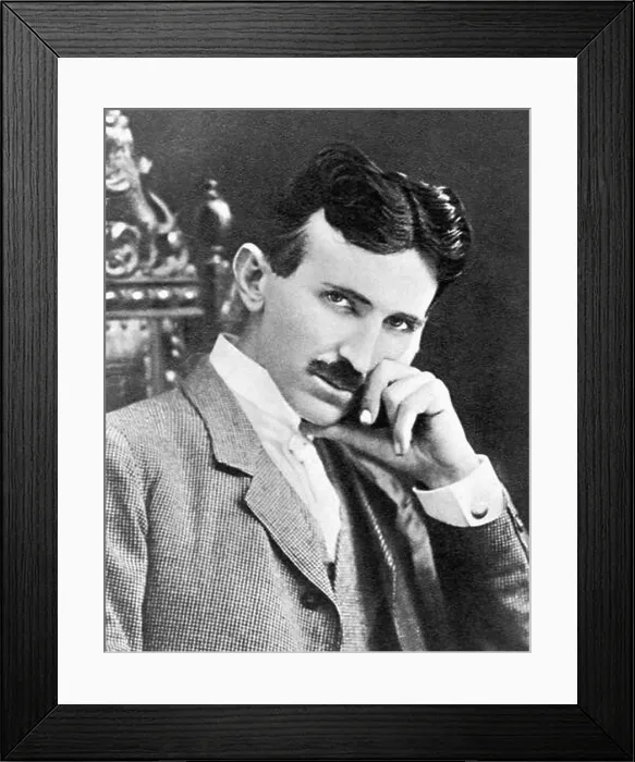 Framed Print : Nikola Tesla (1856 – 1943) Serbian American inventor, electrical engineer, mechanical engineer and physicist Framed Print : Nikola Tesla (1856 – 1943) Serbian American inventor, electrical engineer, mechanical engineer and physicist