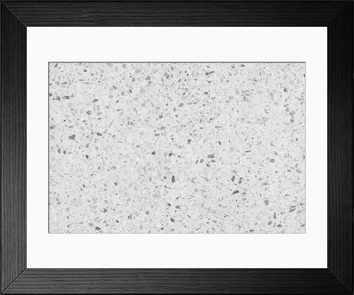Framed Print : Quartz and plaster white texture for external architectural surfaces