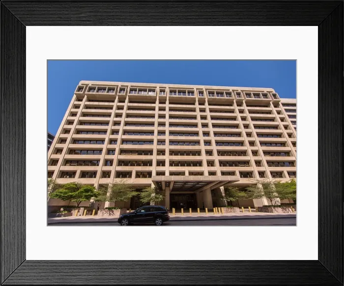 Framed Print : WASHINGTON, DC, USA - International Monetary Fund building, also known as IMF Framed Print : WASHINGTON, DC, USA - International Monetary Fund building, also known as IMF