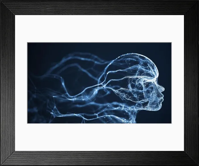 Framed Print : AI Chatbot, Artificial intelligence Technology Concept Framed Print : AI Chatbot, Artificial intelligence Technology Concept