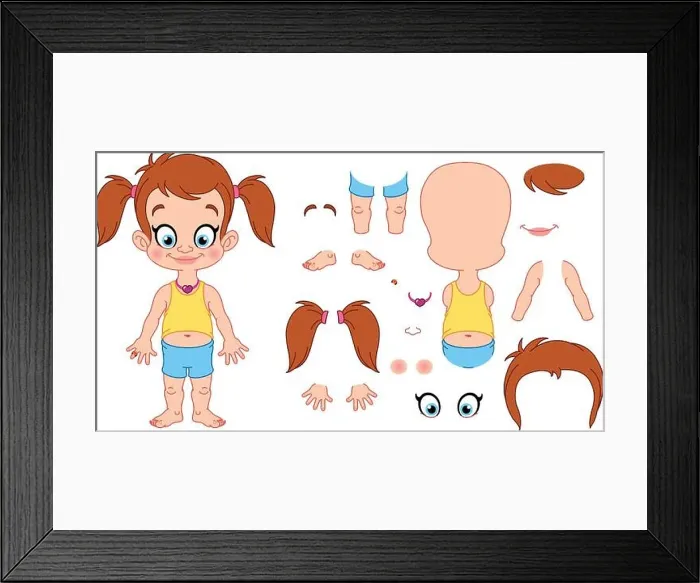 Framed Print : Assemble the girl Framed Print : Assemble the girl
