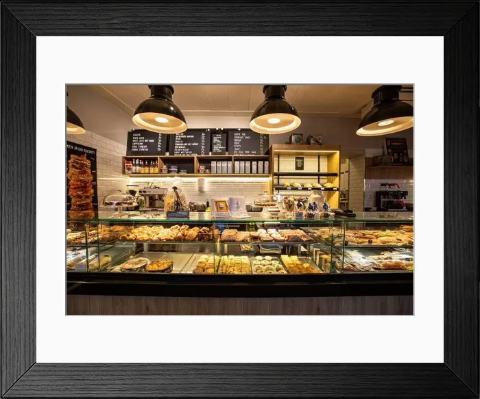 Framed Print : Swedish cafe old homely style Framed Print : Swedish cafe old homely style