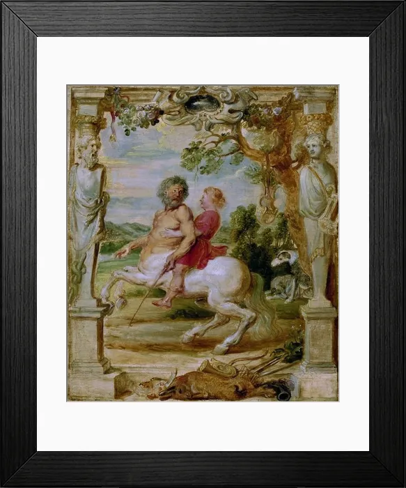 Framed Print : Achilles educated by the centaur Chiron, 1630-1635. Artist: Rubens, Pieter Paul (1577-1640) Framed Print : Achilles educated by the centaur Chiron, 1630-1635. Artist: Rubens, Pieter Paul (1577-1640)
