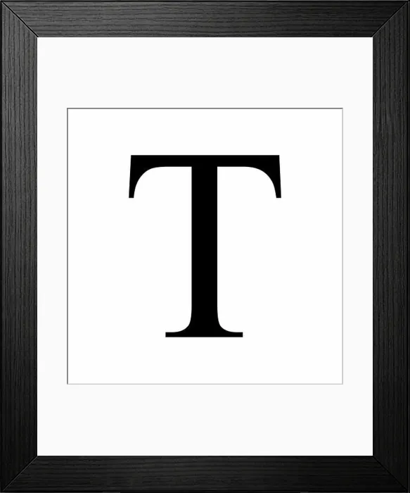 Framed Print : Tau greek letter Framed Print : Tau greek letter