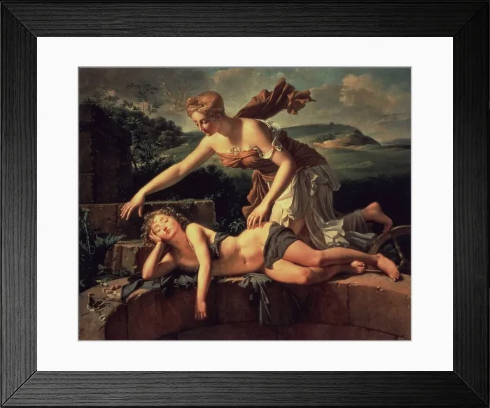 Framed Print : Child and Fortuna. Artist: Bouillon, Pierre (1776-1831) Framed Print : Child and Fortuna. Artist: Bouillon, Pierre (1776-1831)