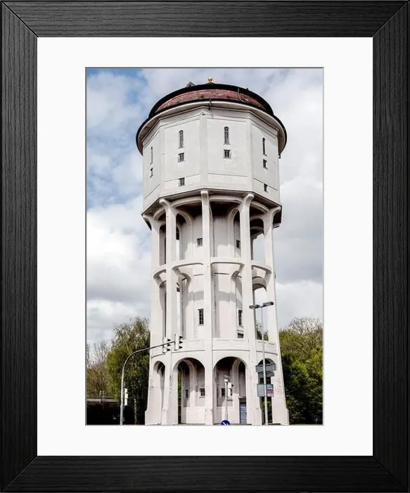 Framed Print : Emden (Ostfriesland, Germany): Wasserturm; water tower Framed Print : Emden (Ostfriesland, Germany): Wasserturm; water tower