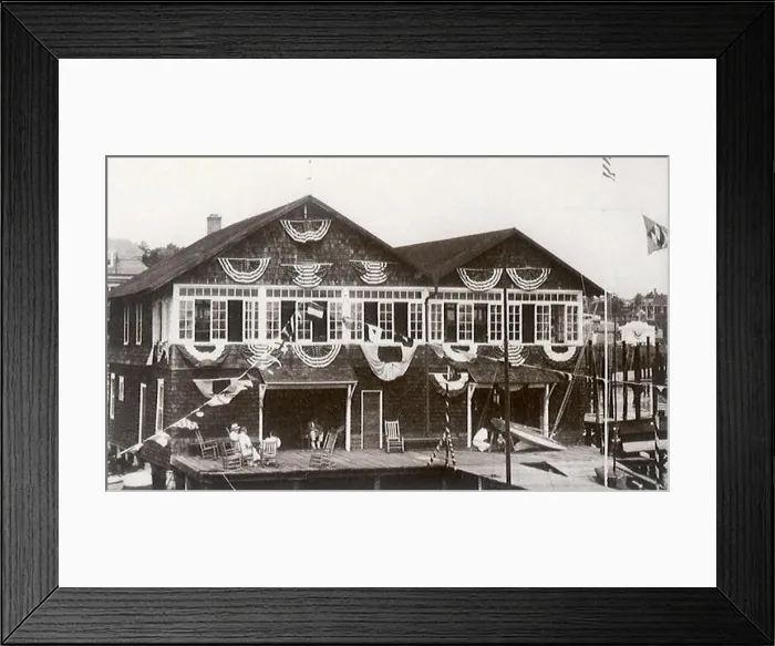 Framed Print : Annapolis Yacht Club. Annapolis. 1935 Framed Print : Annapolis Yacht Club. Annapolis. 1935