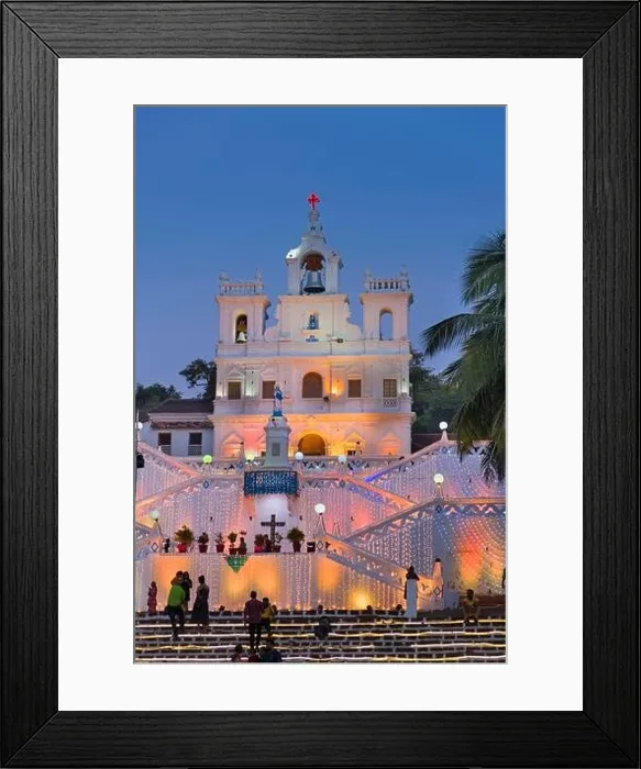 Framed Print : Church of Our Lady of the Immaculate Conception Panjim Goa India Framed Print : Church of Our Lady of the Immaculate Conception Panjim Goa India