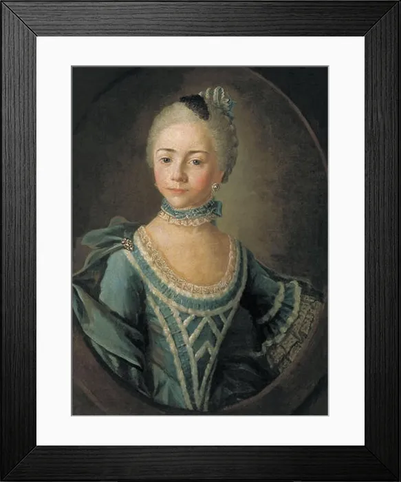 Framed Print : English: Portrait of Countess Sophia Dmitrievna Matiushkina (1755-1794) as a child Русский: Головачевский Кирилл Framed Print : English: Portrait of Countess Sophia Dmitrievna Matiushkina (1755-1794) as a child Русский: Головачевский Кирилл