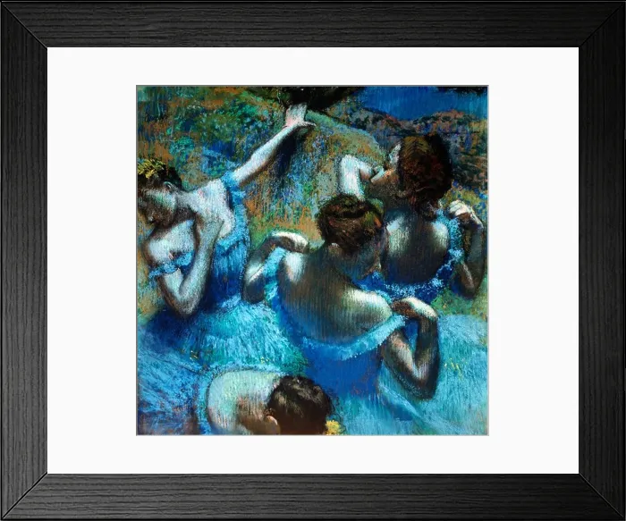 Framed Print : Dancers in Blue, c1898. Artist: Edgar Degas Framed Print : Dancers in Blue, c1898. Artist: Edgar Degas