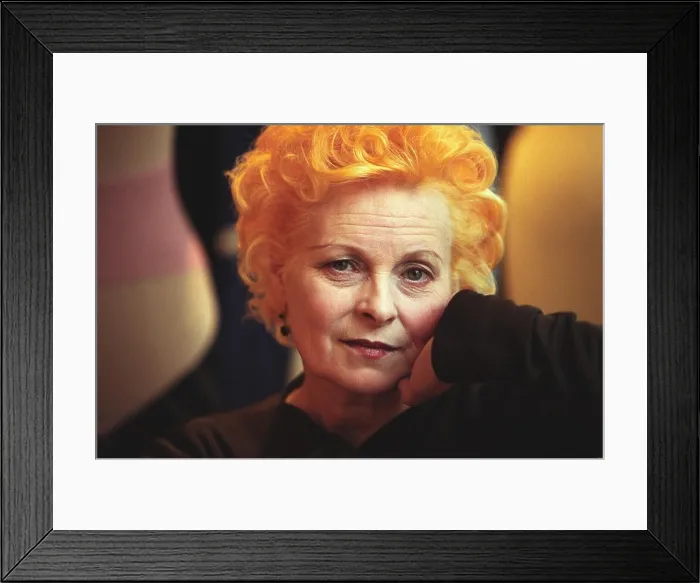 Framed Print : Vivienne Westwood, fashion designer, London, England Framed Print : Vivienne Westwood, fashion designer, London, England