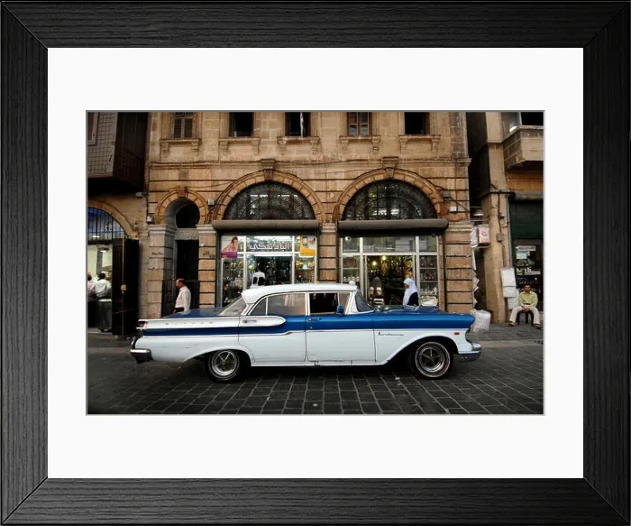 Framed Print : 1957 Ford Mercury, Aleppo, Syria Framed Print : 1957 Ford Mercury, Aleppo, Syria