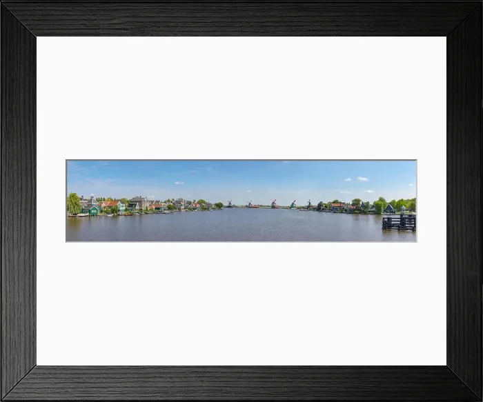 Framed Print : Zaandam, Zaandijk, Noord-Holland, Windmill panorama on the banks of the river Zaan Framed Print : Zaandam, Zaandijk, Noord-Holland, Windmill panorama on the banks of the river Zaan