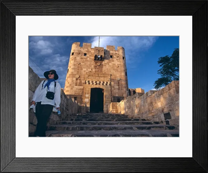 Framed Print : A view of the Aleppo Citadel Syria Framed Print : A view of the Aleppo Citadel Syria