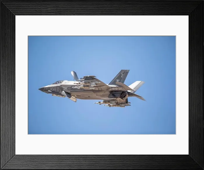 Framed Print : A U.S. Marine Corps F-35B Lightning II with Marine Fighter Attack Squadron 225, Marine Aircraft Group (MAG) 13 Framed Print : A U.S. Marine Corps F-35B Lightning II with Marine Fighter Attack Squadron 225, Marine Aircraft Group (MAG) 13