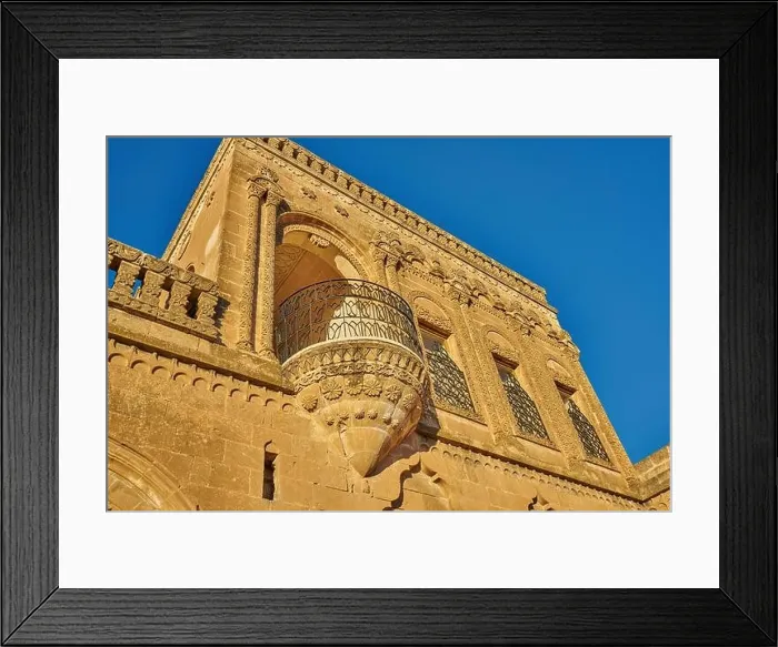 Framed Print : Balcony and windows of Midyat Konuk Evi (Midyat Guest House), Mardin, Turkey Framed Print : Balcony and windows of Midyat Konuk Evi (Midyat Guest House), Mardin, Turkey