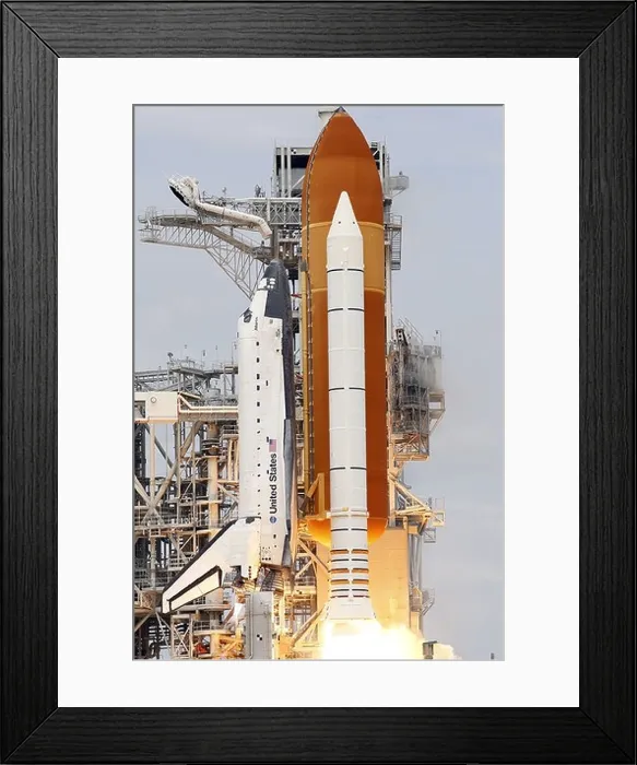 Framed Print : Atlantis STS-135 lifts-off on the final space shuttle mission at NASA's Kennedy Space Center in Florida Framed Print : Atlantis STS-135 lifts-off on the final space shuttle mission at NASA's Kennedy Space Center in Florida