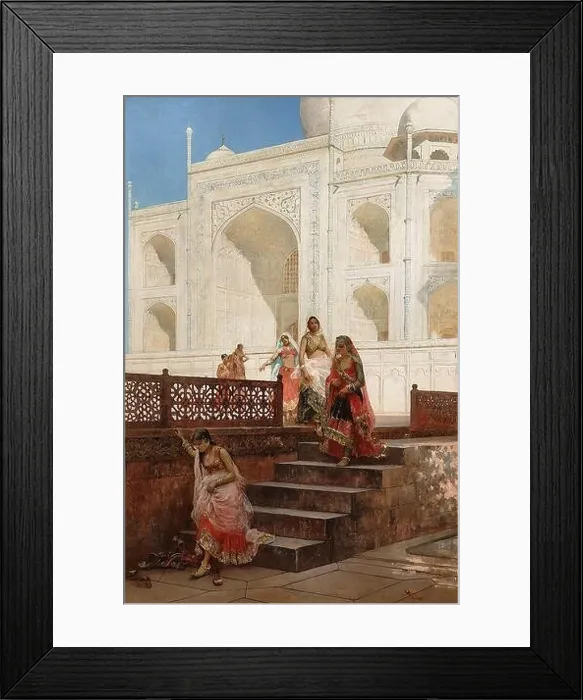 Framed Print : Weeks Edwin Lord - Nautch Girls Emerging from the Taj Mahal - British School - 19th Century Framed Print : Weeks Edwin Lord - Nautch Girls Emerging from the Taj Mahal - British School - 19th Century