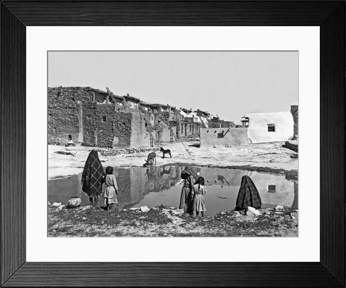 Framed Print : Acoma, New Mexico c. 1890 The Acoma Pueblo, the Sky City Framed Print : Acoma, New Mexico c. 1890 The Acoma Pueblo, the Sky City
